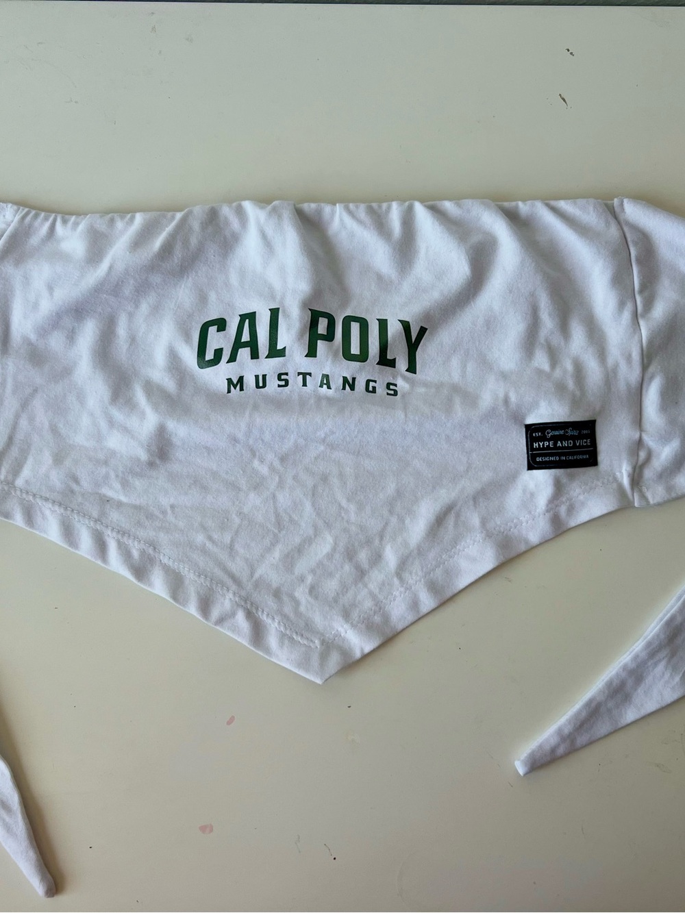 Mustangs White Kids Bandana Bottoms